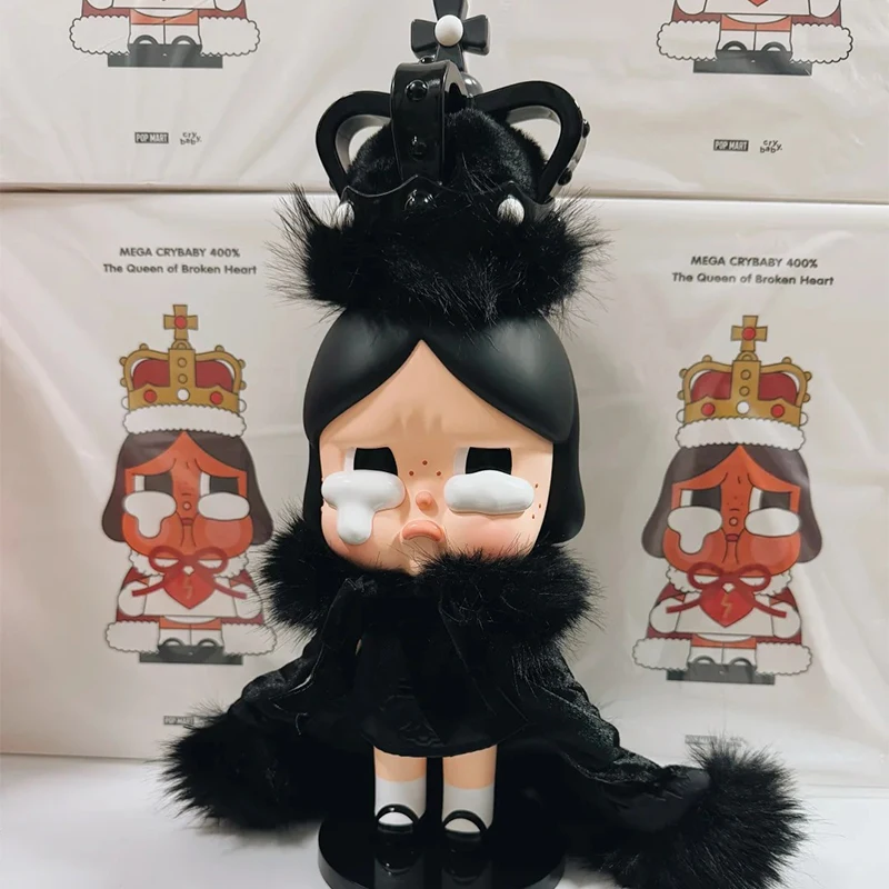 Original Limited Edition Mega Crybaby 400% The Queen Of Broken Heart Collection Action Figure Toy Kid Cute Home Decor Model Gift