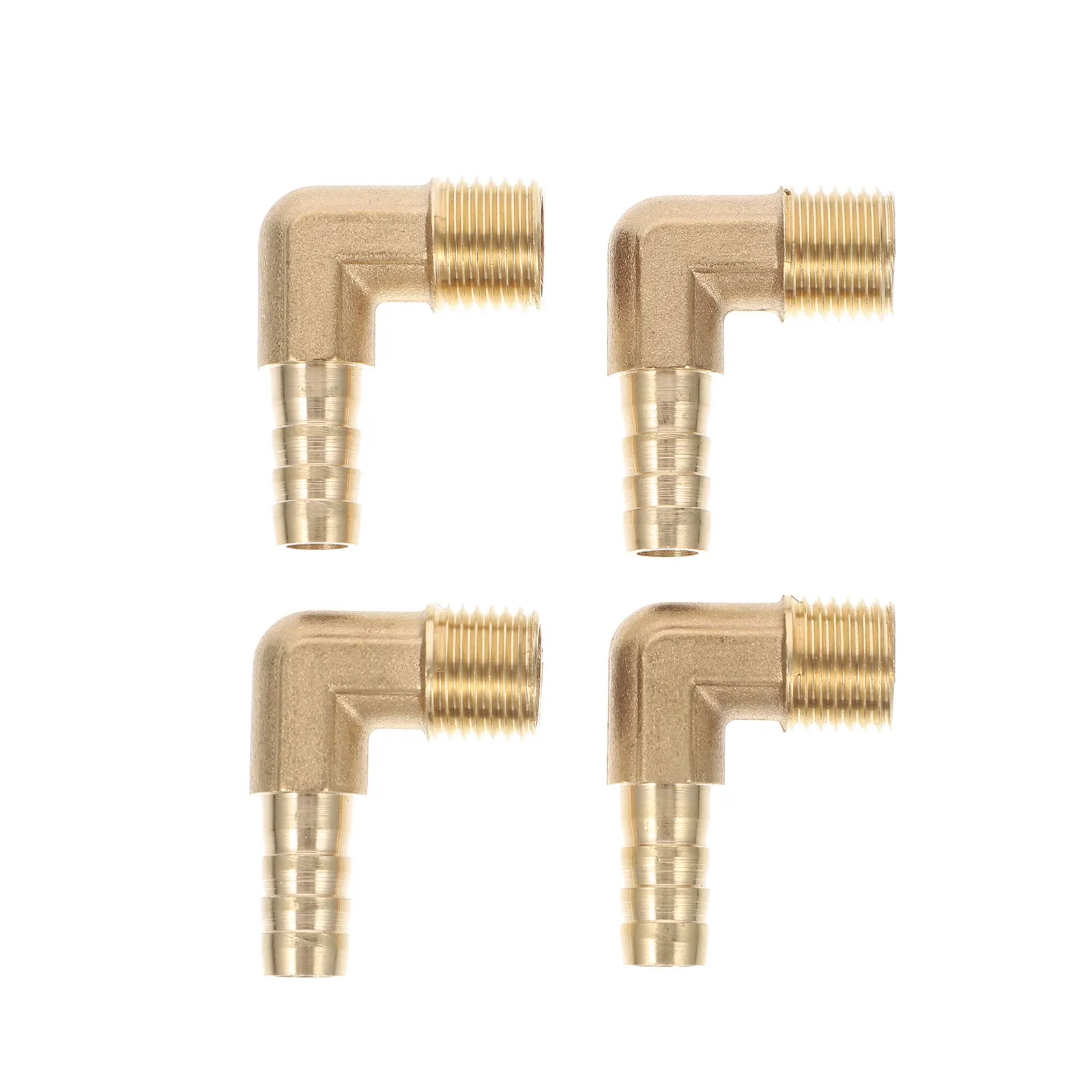 

4pcs Copper Pneumatic Fittings High Pressure 1/4 Air Hose Coupler Easy Install