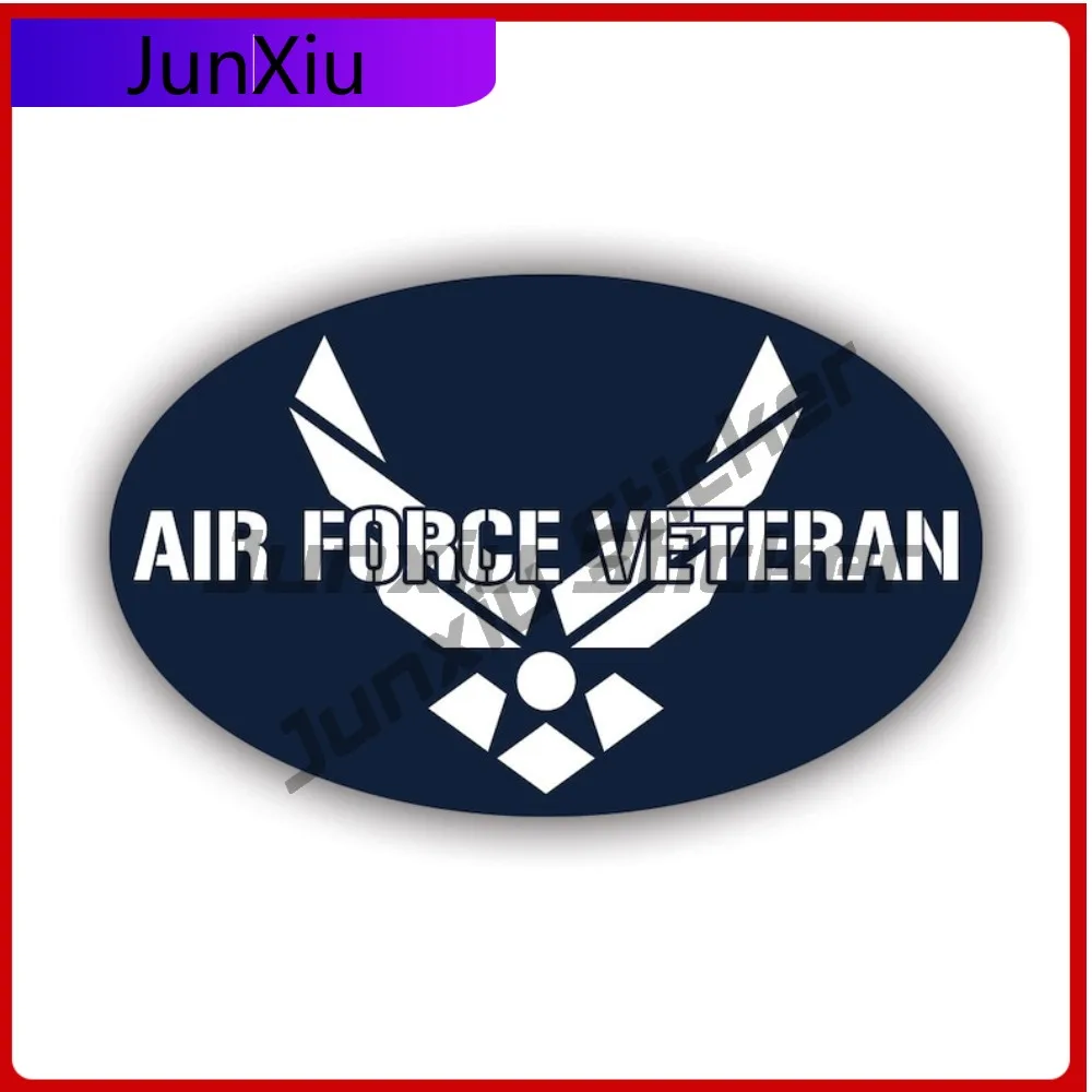 

Наклейка для ветеранов ВВС, водонепроницаемые уличные наклейки, патриотические крутые автомобильные водонепроницаемые виниловые наклейки для кемперов, высокое качество.