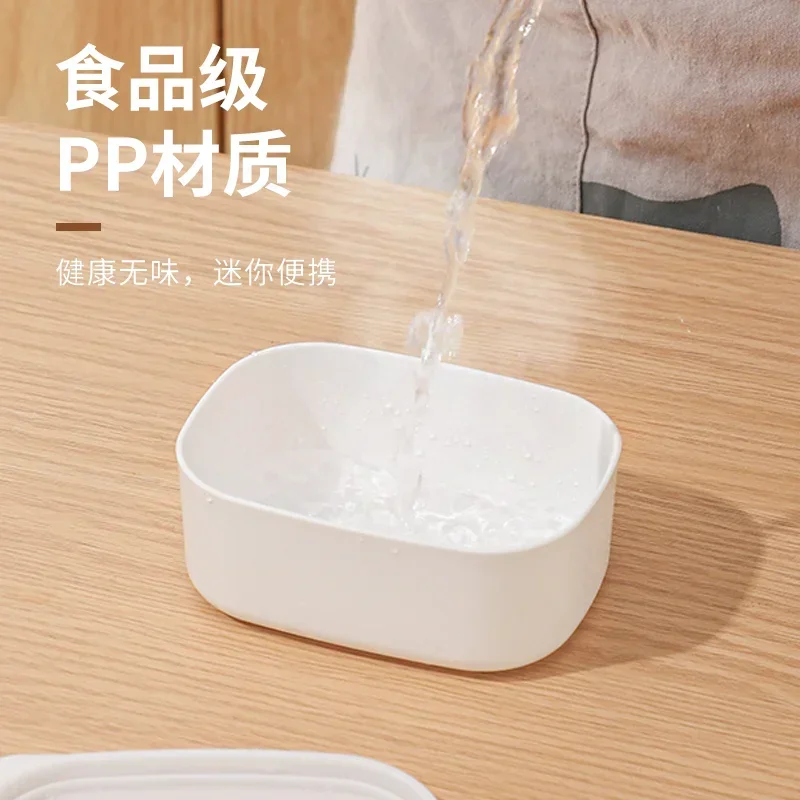1 PCS Kitchen Tools 280ml Microwave Lunch Box Dinnerware Food Storage Container Children Kids School Office Portable Bento Box