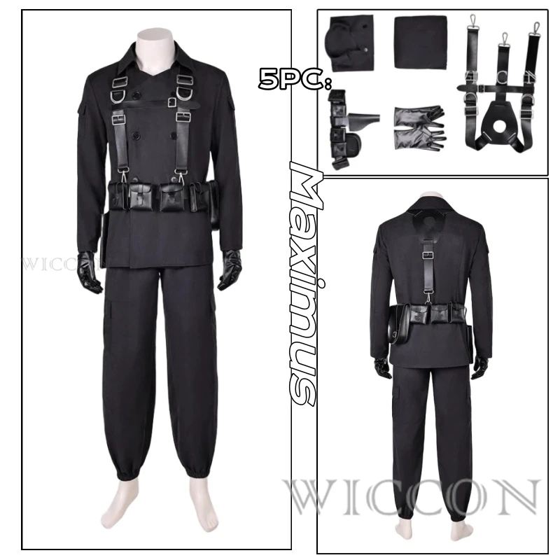 

Maximus Cosplay Costume Clothes Uniform Cosplay Game Daily Outfit Performance Dress Unisex Halloween Party Cosplay Man Maximus