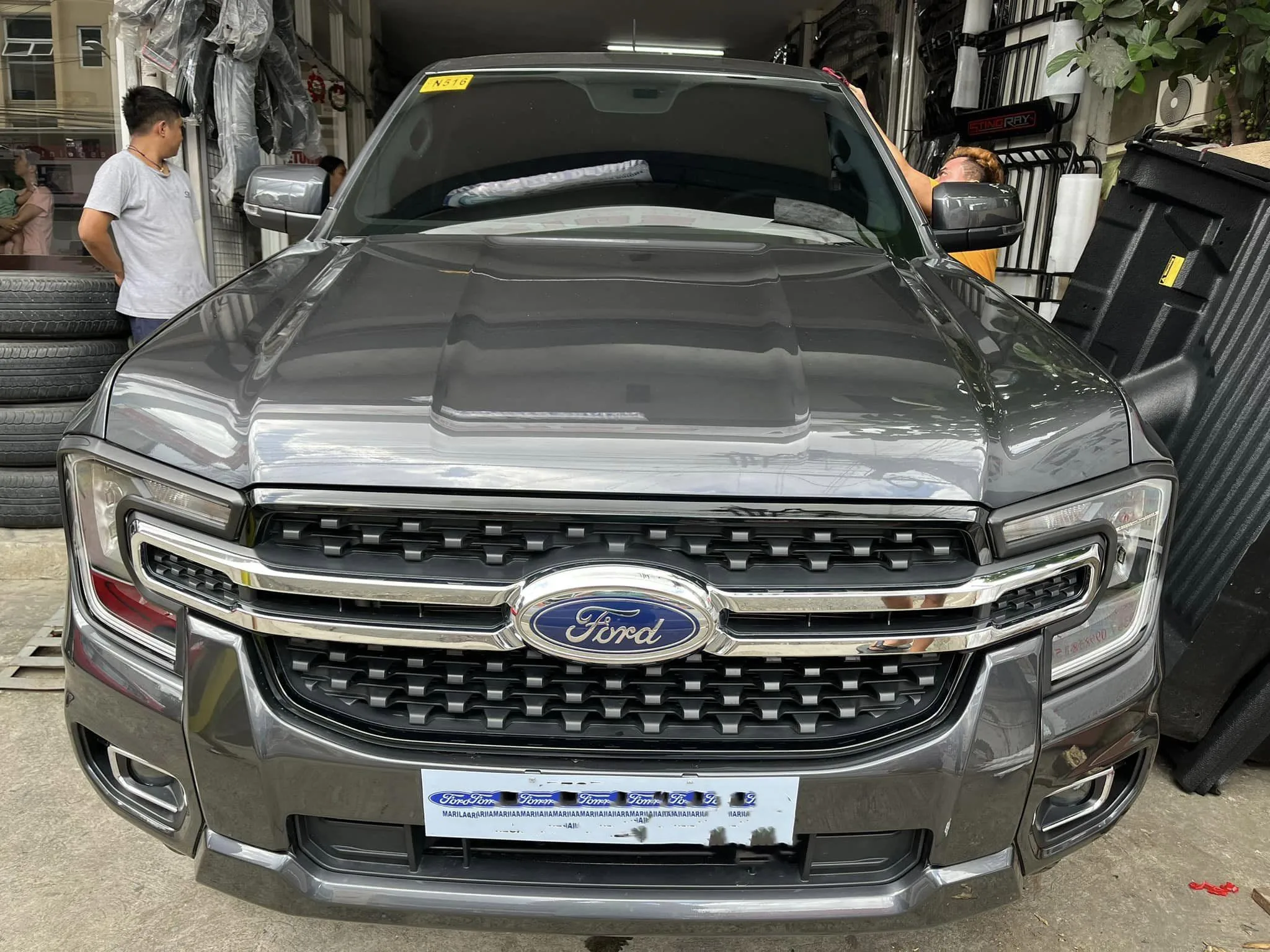 Headlights Head Lights Cover For Ford Ranger Raptor 2023 2024 Next Gen Accessories Car Styling