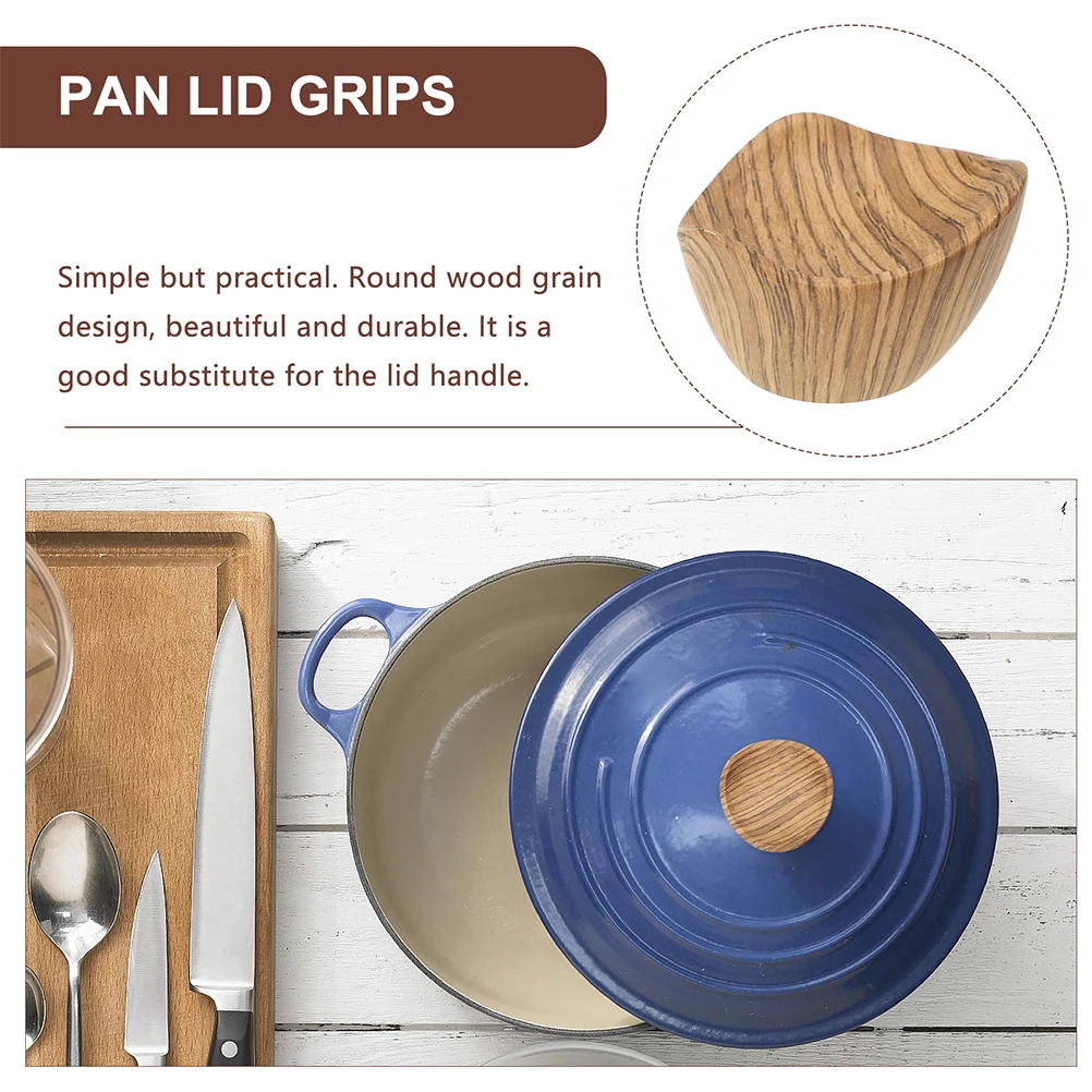 

3pcs Pot Cover Handle Heat Resistant Lid Grip Non-Slip Pan Knob Replacement Kitchen Accessories Universal Lid Holder
