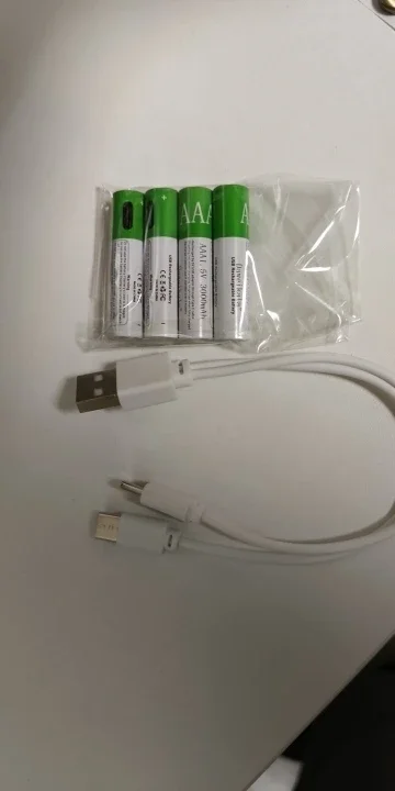 

New USB 1.5V AAA and AA Rechargeable Lithium ion Batteries 1.5V 3400mWh aa Li-ion Batteries+800mWh 1.5V aaa Li-ion Battery