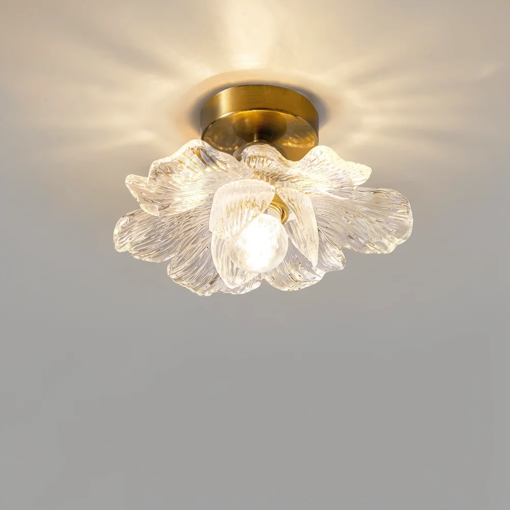 Stylish Petal Shape Ceiling Light Fixture Full Spectrum LED For Hallway Aisle Stairwell Entryway Small Room Lighting
