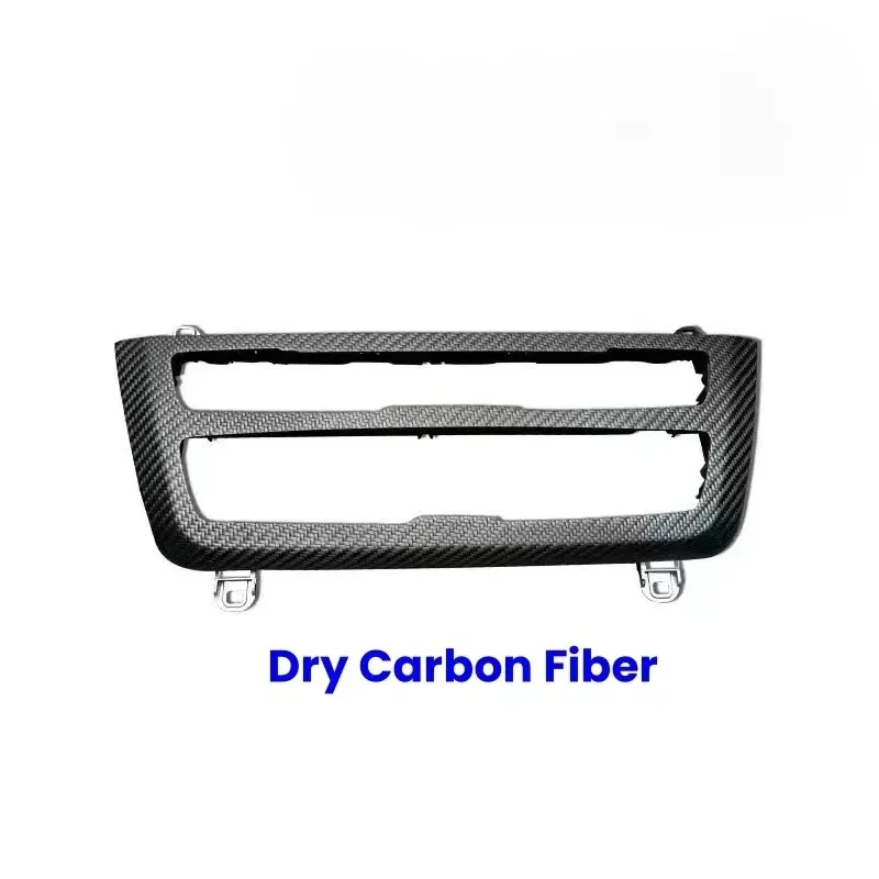 Real Carbon Fiber CD Panel Parts Trim for BMW 3 4 Series 3GT F30 F31 F32 F34 F36 Center Console Radio Panel Replace