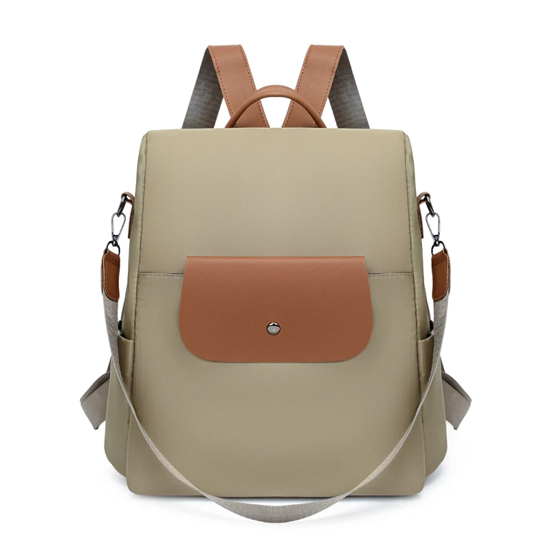 Women's Lightweight Oxford Cloth Backpack Large Capacity Casual Travel Laptop Bag Fashionable Rucksacks School And Work Bookbag