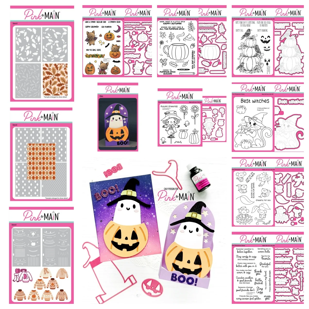 Ghost Cat Pumpkin Halloween Autumn Metal Cutting Dies Clear Stamps Stencil For DIY Making Card Scrapbook Paper August 2026