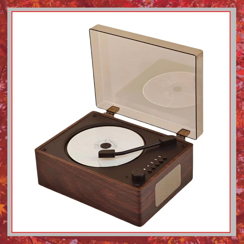 vintage-leather-portable-cd-player-rechargeable-remote-control-desktop-cd-player-bluetooth50-support-cd-usb-35mm-aux-for-phone
