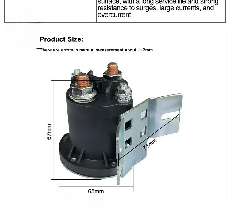 Forklift Tail Switch Relay Board 12V 24V 200A, Oil Pump Starter Contactor Replacement Spare Part, Industrial Electrical