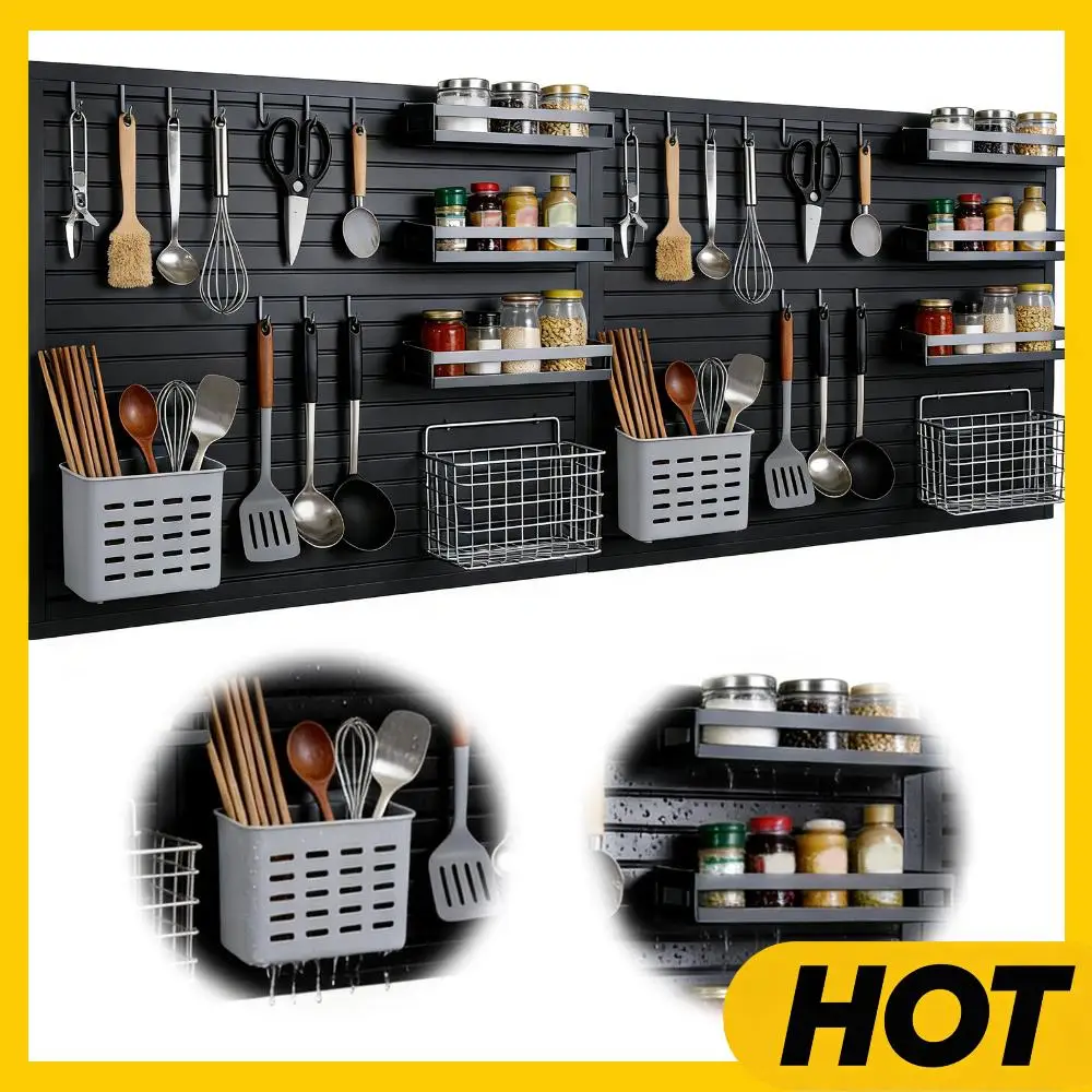 

Комплект из 2-х панелей Slatwall 4 x 8 футов, ПВХ, для гаража, с высокой нагрузочной способностью, для дома, гаража, магазина, демонстрации и организации хранения