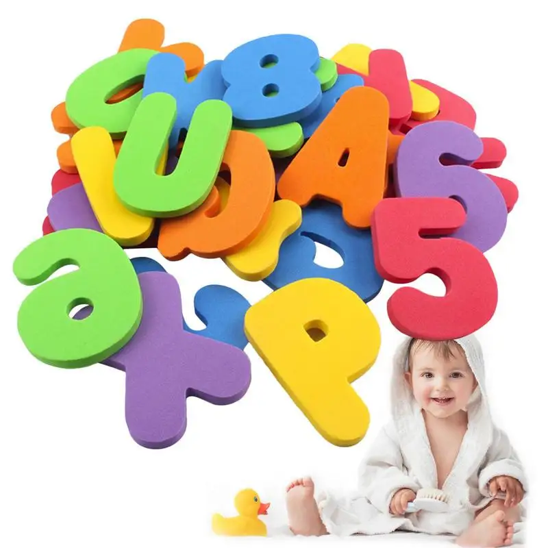 

36PCS/set Baby Kids Children Educational Toy Foam Letters Numbers Floating Bathroom Bath Tub Kid Toy Boy Girl Gift Wall Stickers