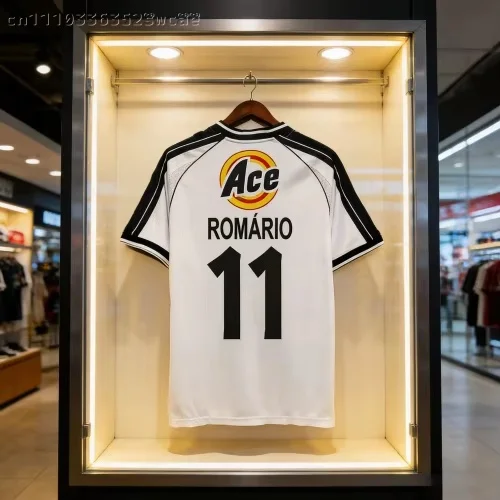 Family Matching  Vasco Da Gama Retro Jersey Collection Romário No.11 Football Fan Short Sleeve Shirts