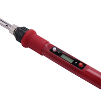 ABSE-2X 220V 80W Lcd Electric Soldering Iron 908S Adjustable Temperature Solder Iron With Soldering Iron Tips Kits EU Plug