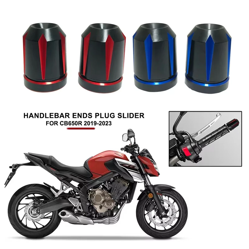 

For HONDA CB650R CBR650R CBR CB 650 R 2019-2023 2020 2021 2022 Handlebar Grips Handle Bar End Cap Plug Motorcycle Accessories