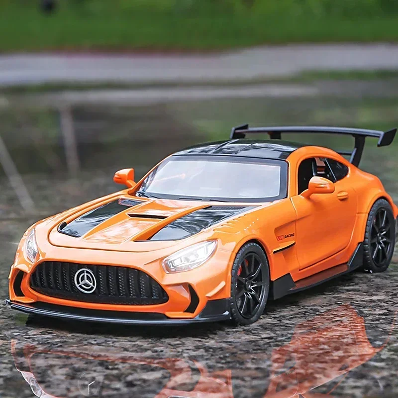 1:22 Benz GTR Alloy Model Car Toy Diecasts Casting Sound and Light Car Toys For Children Vehicle