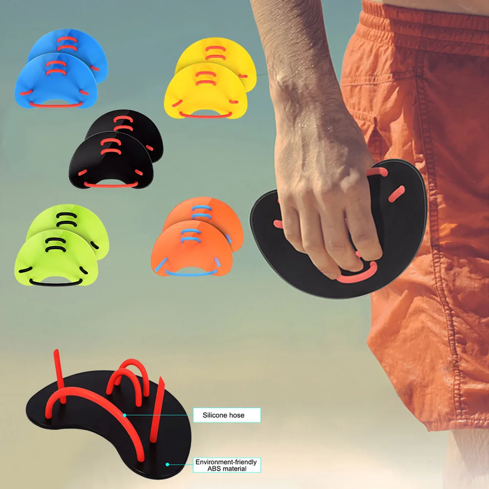 Silicone Swimming Paddles Girdles Safe Water Sports Hand Web Flippers Diving Gloves Swim Pool Paddles swimming hand finger fin