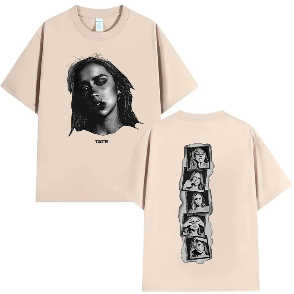 تيت ماكراي ملكة جمال الجولة العالمية 2025 جديد تي شيرت الرجال النساء المشجعين الهيب هوب خمر المتضخم القطن تي شيرت فضفاض الشارع الشهير