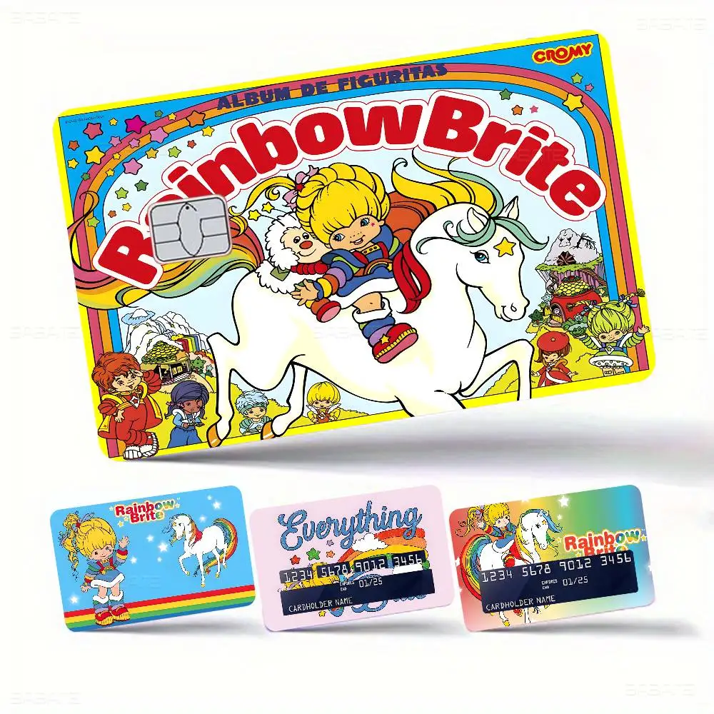 Rainbow Brite Red Butler TV Game Anime Sticker Film Skin Cover Case For Small Large No Chip Debit Credit Card Front Side