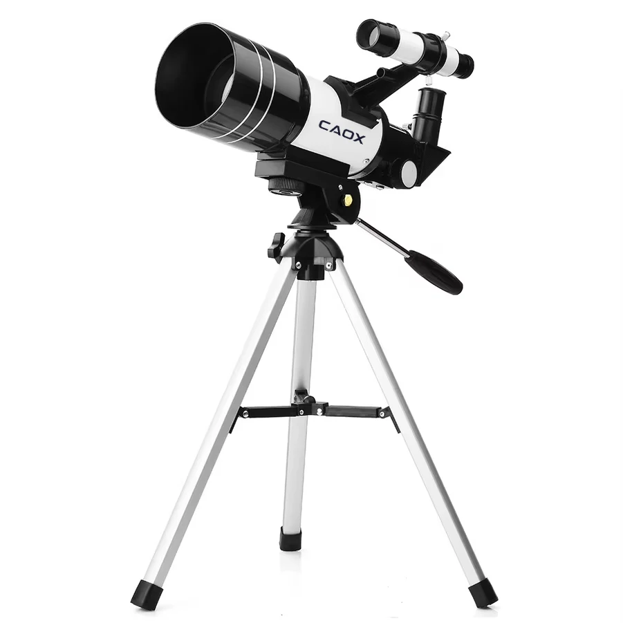 CAOX Professionelles Astronomisches Teleskop F30070 Monokular 150-facher Zoom HD Nachtsicht Mond- und Sternbeobachtung AZM70300 Sternenbeobachtung – Detail 7