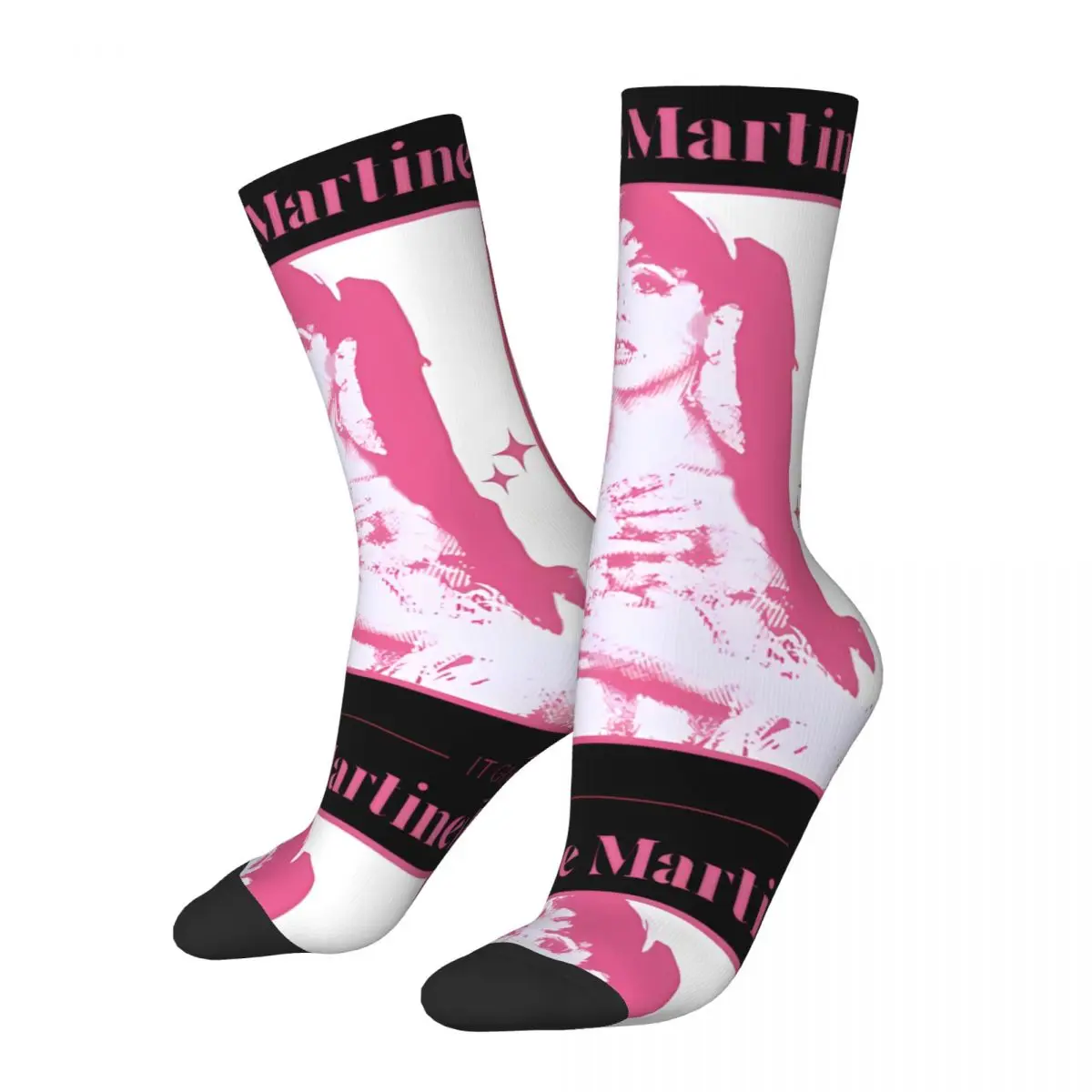 Funny Crazy Sock for Men Badass Hip Hop Harajuku Melanie Martinez Happy Quality Pattern Printed Boys Crew compression Sock