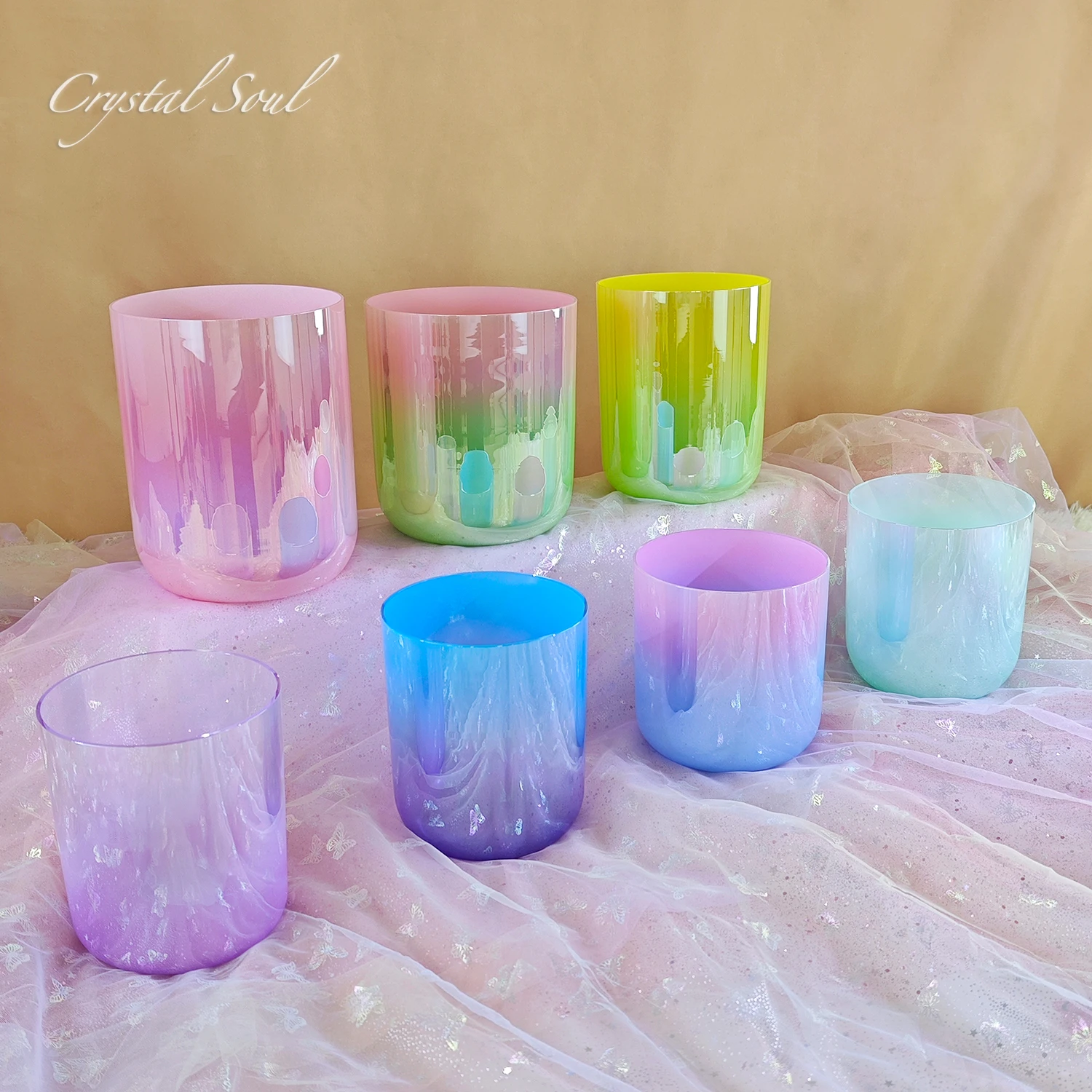 Healing Crystal Set - Set Mangkuk Kristal 7 Chakra 432Hz