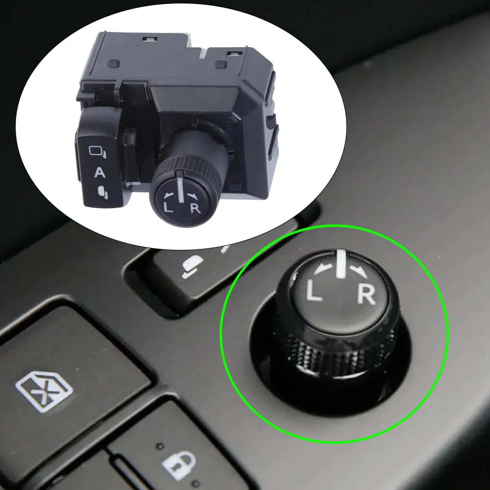 Botão de Ajuste do Espelho Retrovisor Lateral de 12 Pinos 183712 para Toyota Hilux Revo 2015 2016 2017 2018 2019 2020 LHD