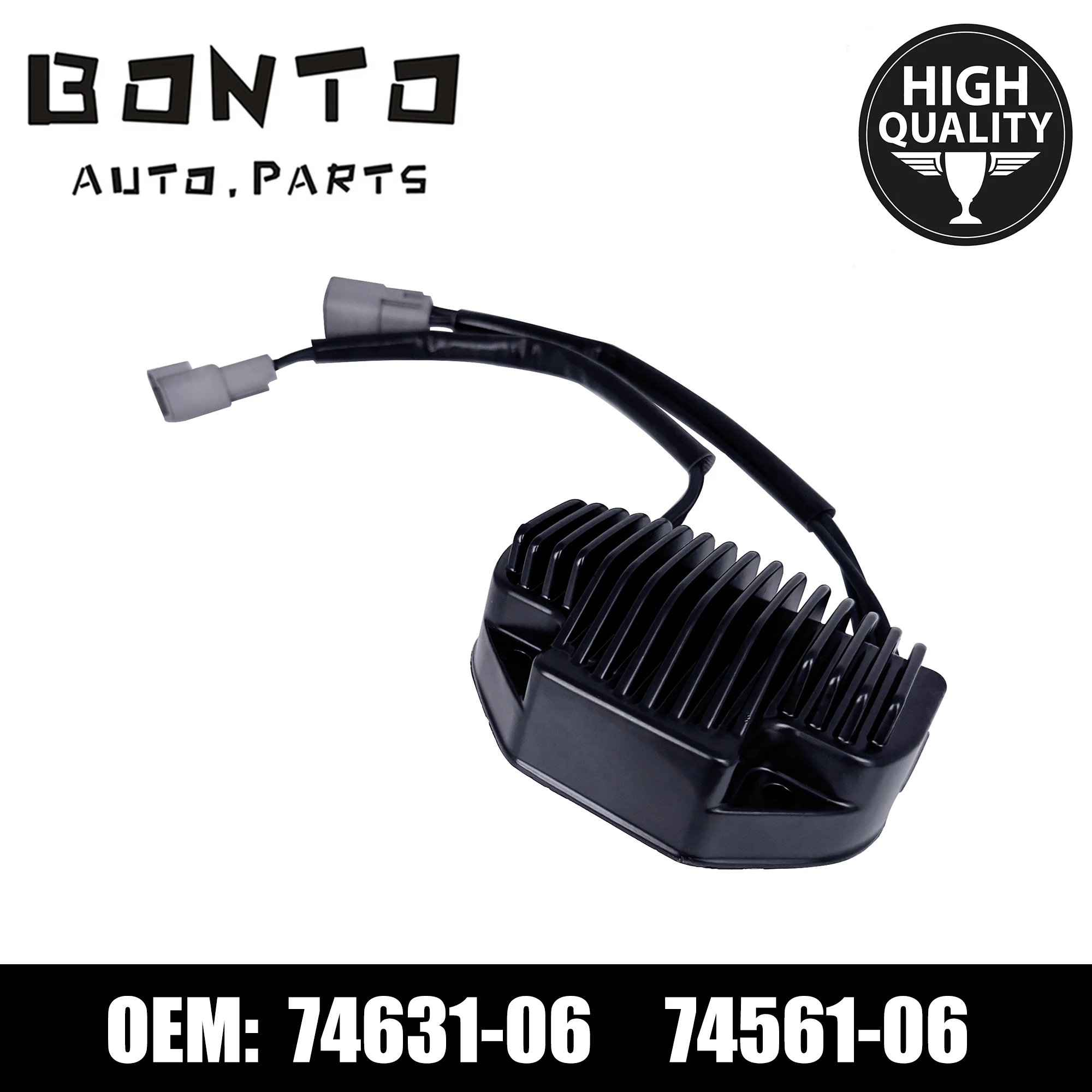 

BONTO 3-фазный регулятор напряжения для мотоцикла, выпрямитель для Harley Davidson 06-07, замена 74561-06 74631-06