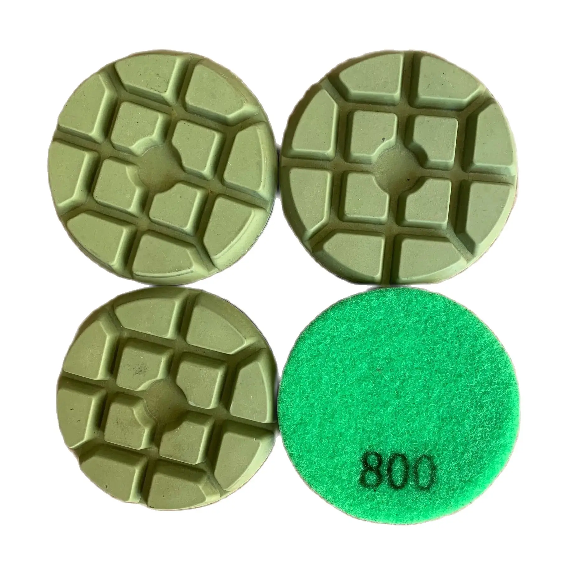 3 Inch 80mm Diamond Floor Renew Wet Polishing Pad Metal Resin Pad For Grinding Stone Marble Granite Concrete Terrazzo Floor 9pcs