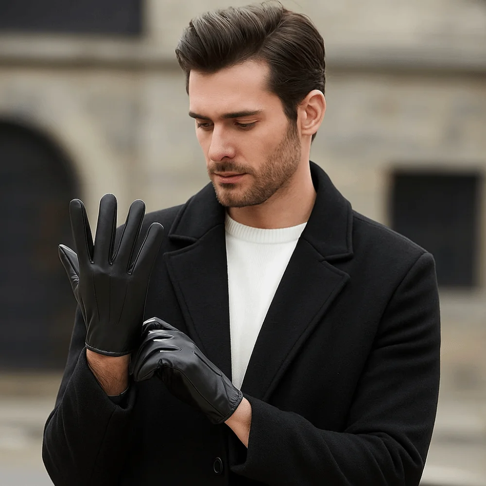 

Простые черные перчатки для вождения, крутые варежки с длинными пальцами в стиле панк, готические дышащие перчатки из искусственной кожи, тренажерный зал, фитнес