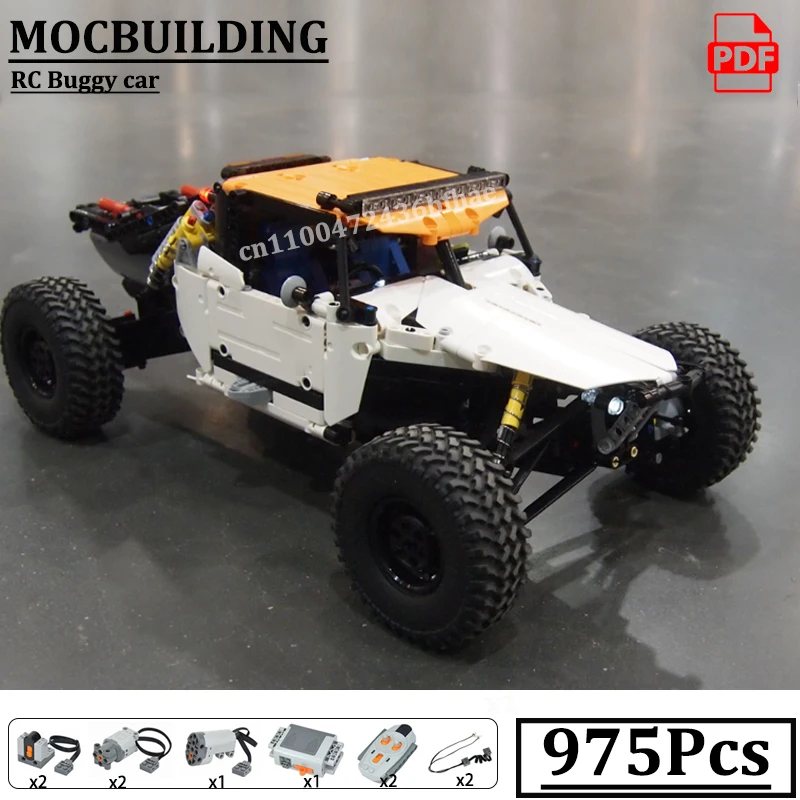 

RC Buggy-Car with Motors Sport Car MOCBUILDING Technology Remote Racing Car Vehicle Construction Boys Gift Toys Gift
