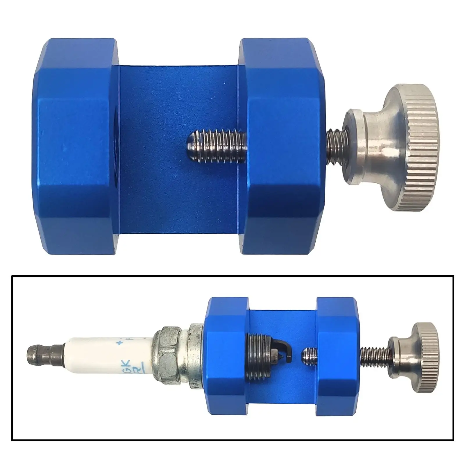 

Прочный универсальный автомобильный прецизионный инструмент для зазора свечи зажигания 14 мм с резьбой из алюминия