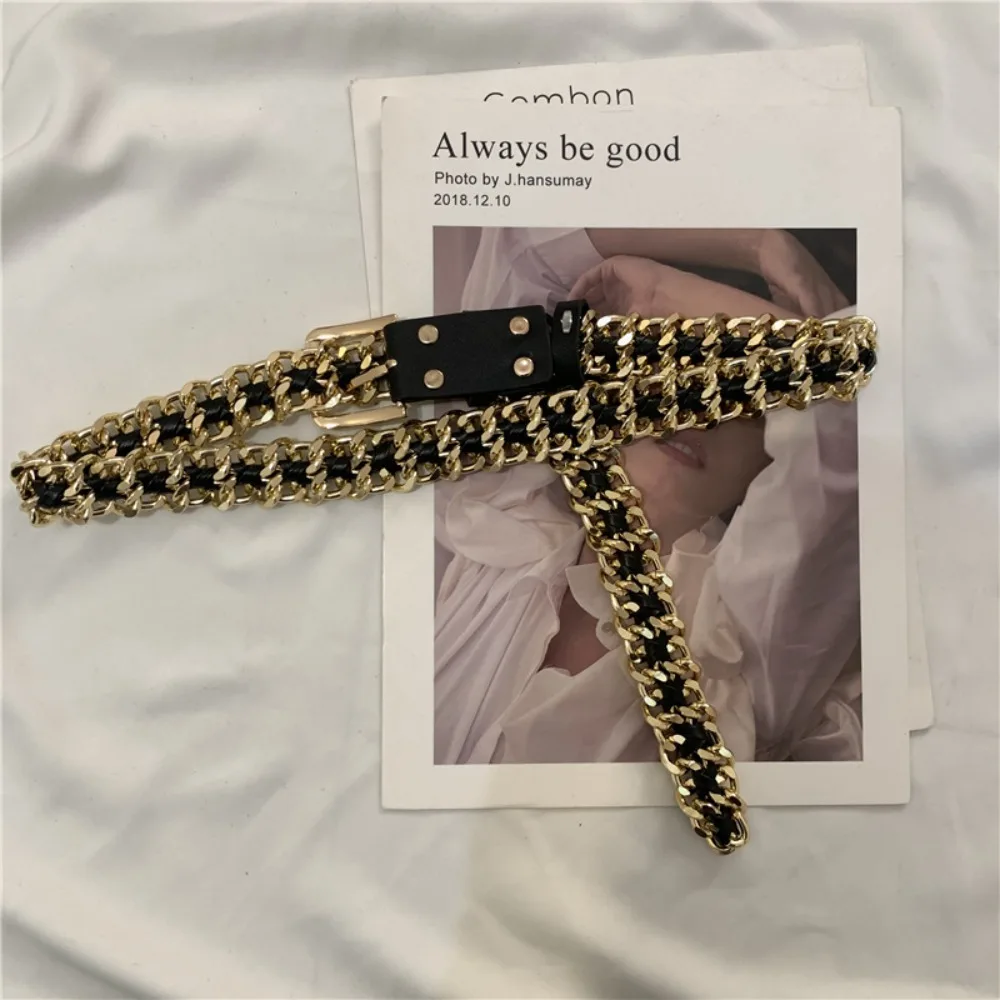 

Модный пояс-ремень в корейском стиле для юбок и костюмов, женский декоративный ремень для платья, металлическая цепь