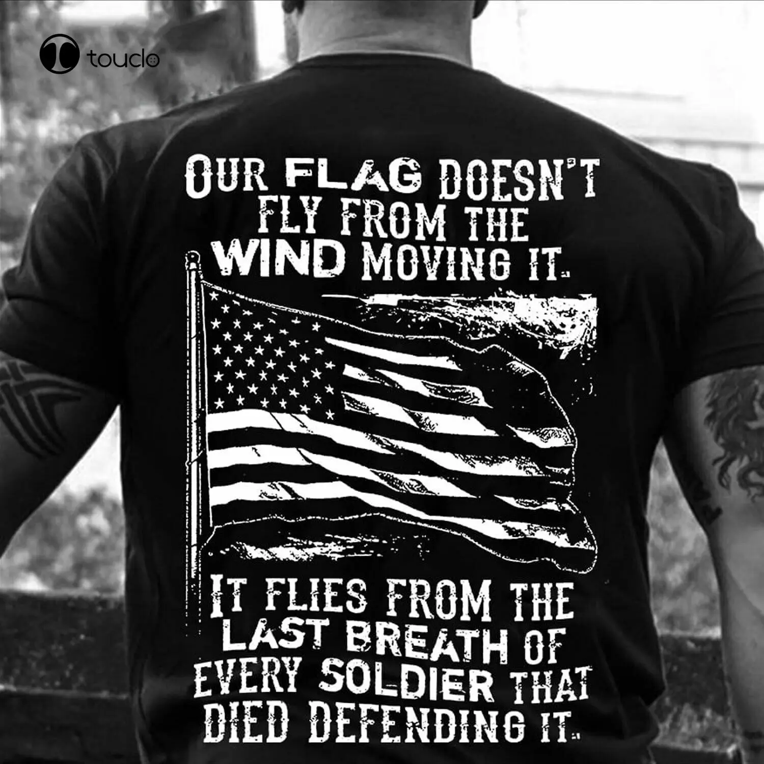 New Veteran T-Shirt Backside Soldier Us Flag Vintage Men Women Tee Shirt Cotton T Shirt Unisex Fashion Tshirt Summer Xs-5Xl