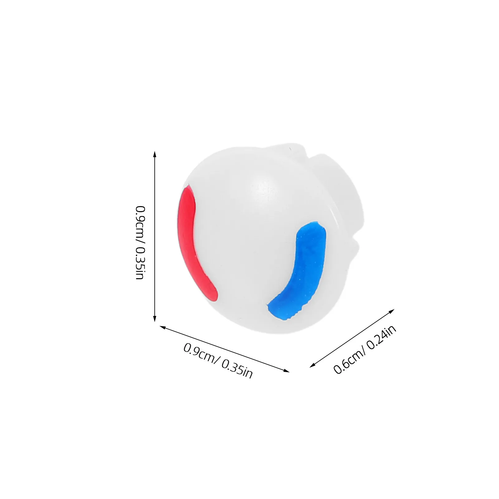 10Pcs Water Faucet Accessories Hot Cold Plastic Labels Red Blue Sink Markers Clear Identification Hotel Bathroom Tags