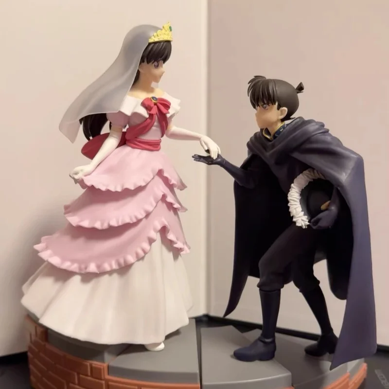 Disponibile Set di figure di Detective Conan ufficiale giapponese - Shinichi & Ran Knight Princess Anime Award Figure Regalo da collezione