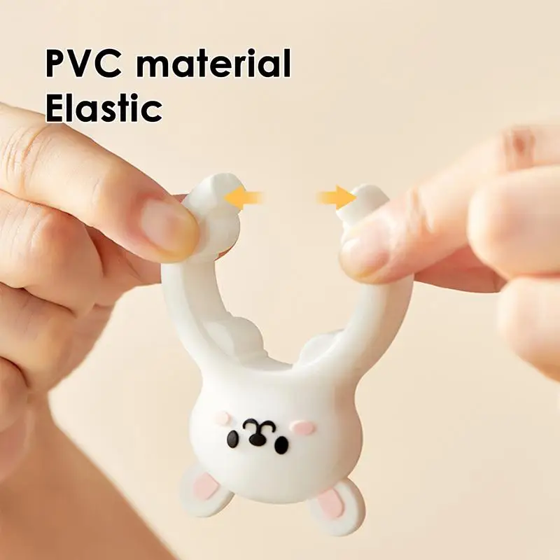 

Держатель для ложки и кастрюли, нескользящая термостойкая подставка для ложки с кроликом, прочный кронштейн для лопатки, зажим для кухонной утвари, подставка для кастрюли