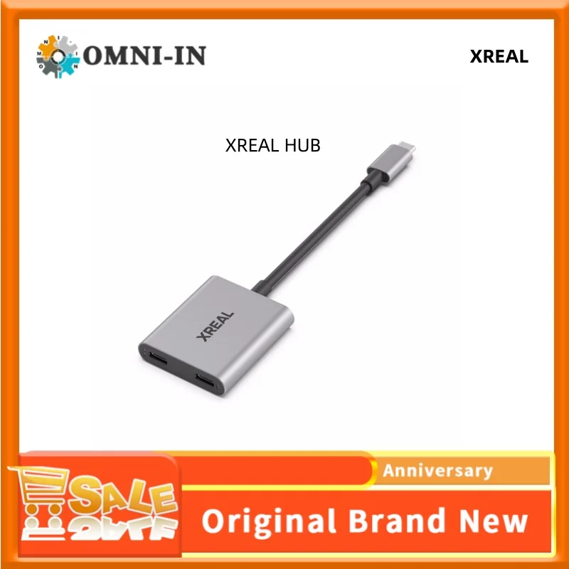 XREAL Hub for AR Glasses, 120Hz PD Fast Charging Adapter