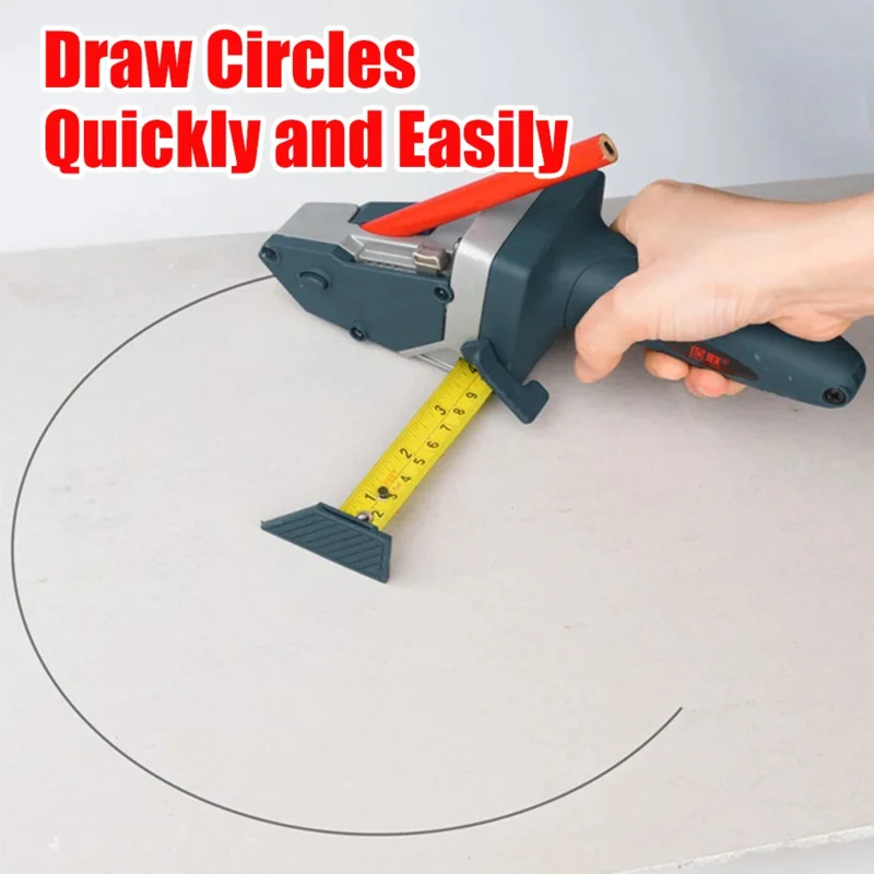 Gypsum Board Cutter Plasterboard Edger Carpentry Tool Woodworking Drywall Cutting Cardboard Scriber With 5M Tape Measure