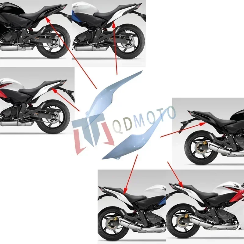 

For Honda CBR600F 2011 2012 2013 Motorcycle Accessories Unpainted Rear Tail Left And Right Side Cover ABS Injection Fairing Sina