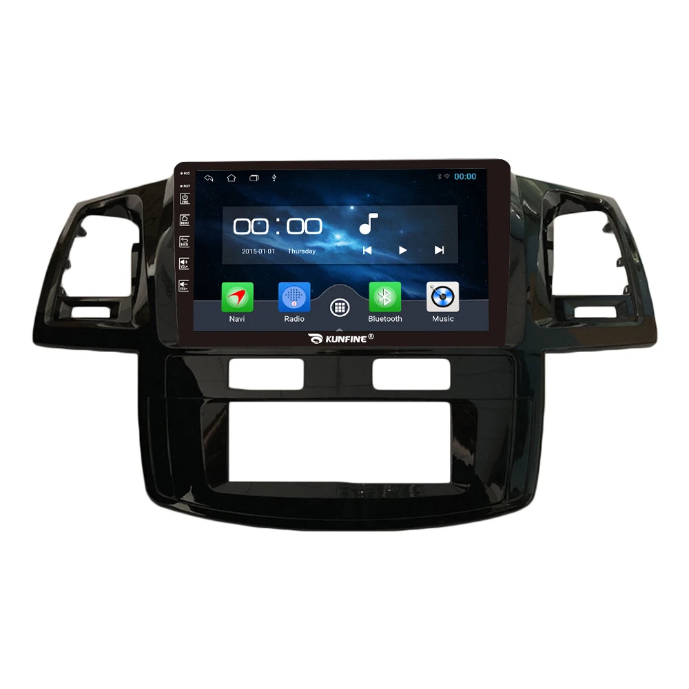 For Toyota Fortuner Hilux 2008-2014 MT AT 9 inch Device Double 2 Din Octa-Core Quad Car Stereo GPS Navigation android car radio