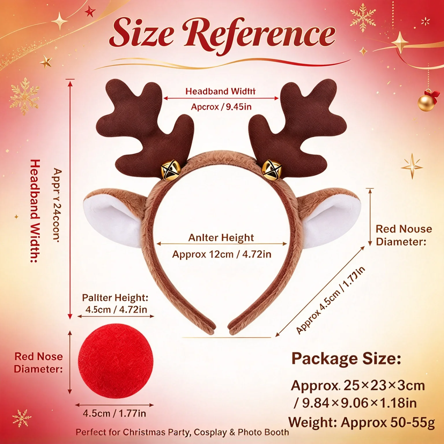 Cerchietto con corna di renna  - Reindeer Antlers Headband recensione e prezzo