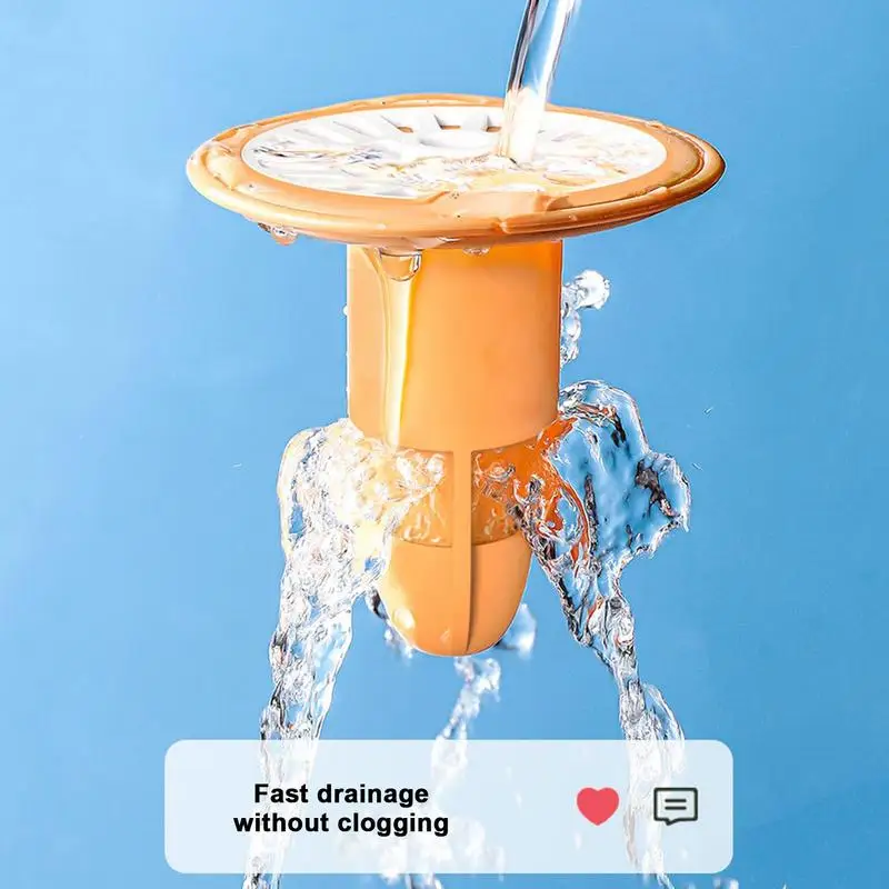 Bathtub Stopper Shower Cover Plug Stopper Anti-Clogging Reusable Sink Strainer Protector With Funny Cartoon Animal Pattern For