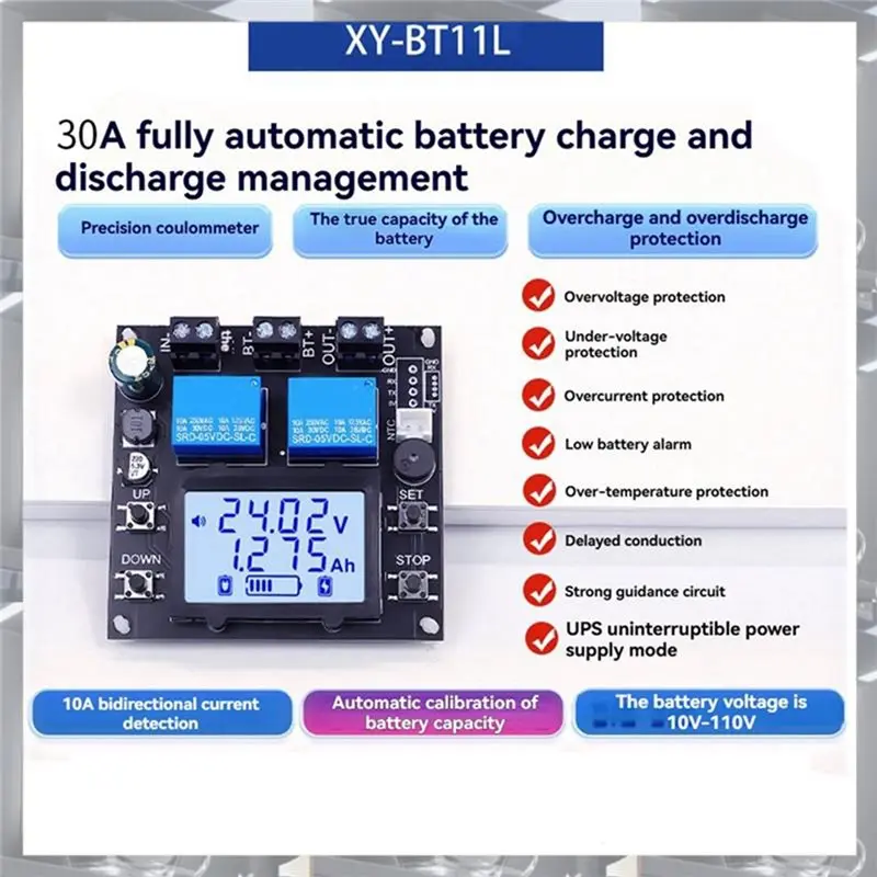 AS95-XY-BT13L Module Bidirectional Current Detection Protector Charging And Discharging Management