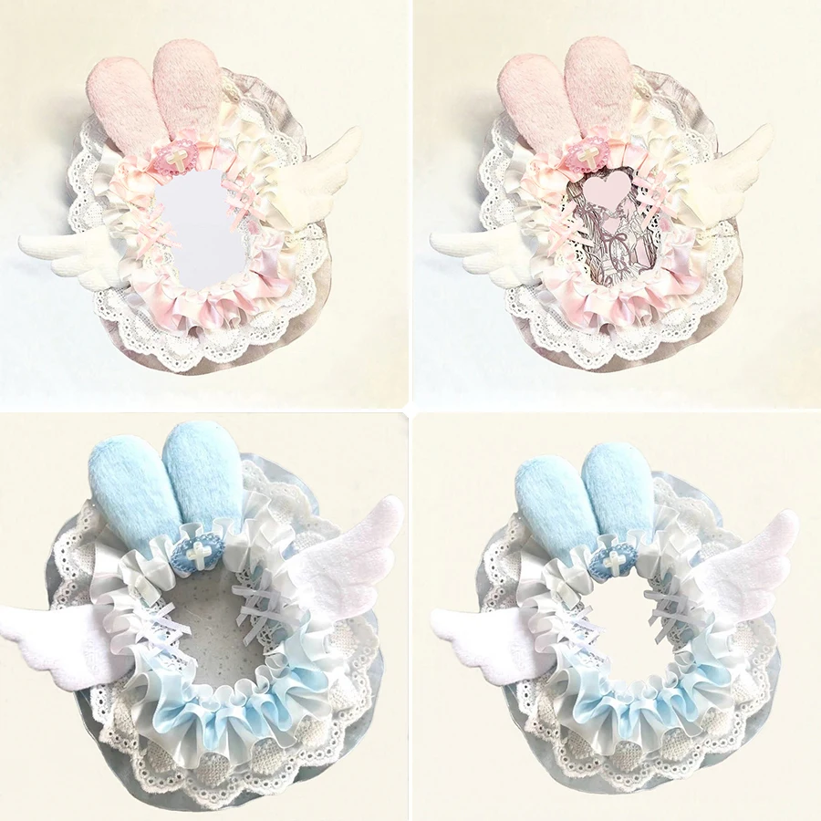 porta-photocard-de-pelucia-com-orelhas-de-coelho-e-asas-de-anjo-com-renda-e-laco-lolita-3-polegadas-para-decoracao-de-photocard-kpop-borda-decorativa-cor-macaron-porta-retrato-polaroid-ornamento-para-colecao-de-Idolos-e-decoracao-de-itabag-acessorio-para-photocard