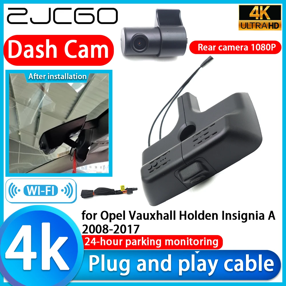

for Opel Vauxhall Holden Insignia A 2008-2017 4K DVR Dash Cam Car Camera UHD 2160P Sony Lens 24h Parking Monitor Video Recorder