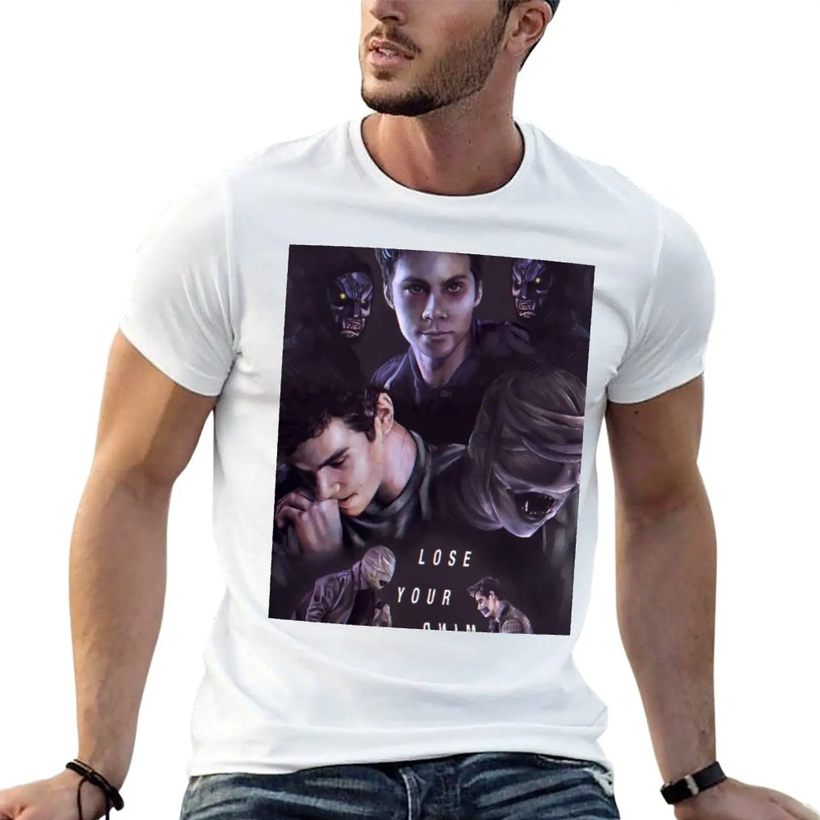 

Dark Void Nogitsune Teen Wolf T-Shirt anime t shirts for man cotton tshirt 100% T-Shirt