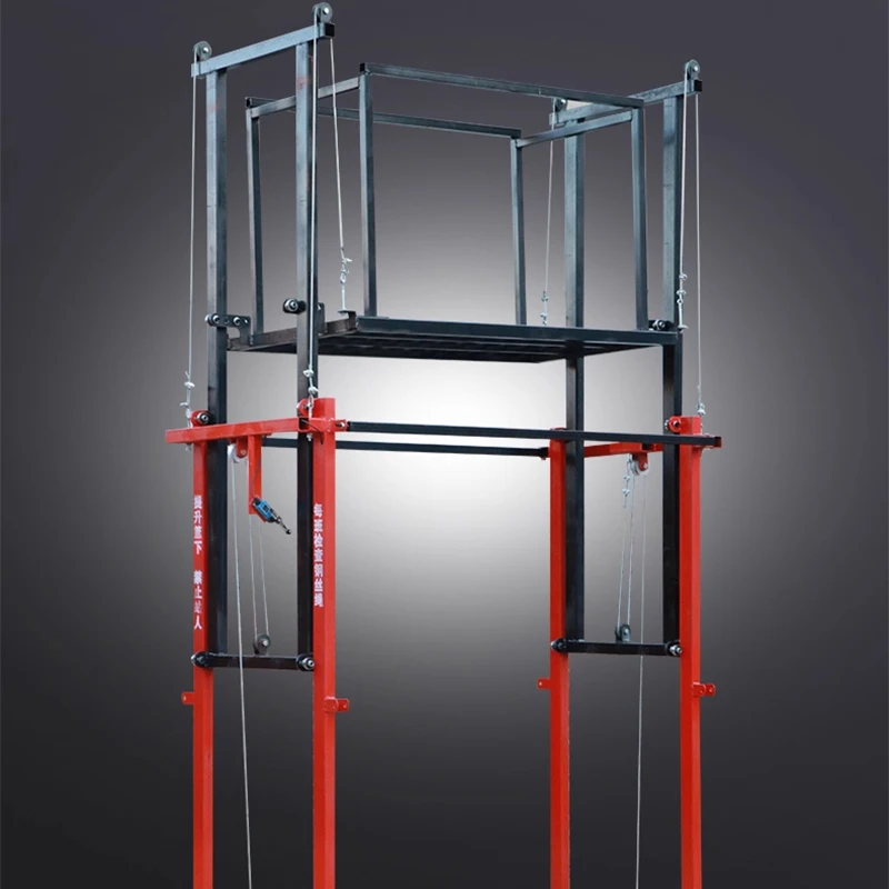 

500KG Load Electric Scaffolding Lift Platform Movable, Lifting and Folding, Special for Indoor and Warehouse Handling
