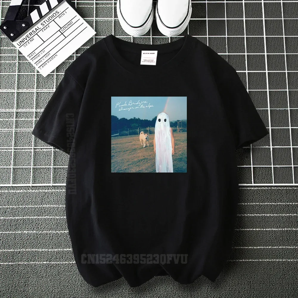 فيبي بريدجرز غريب في جبال الألب تي شيرت الرجال الموسيقى بلايز الموضة الجرافيك قمصان Hombre Harajuku الملابس #3