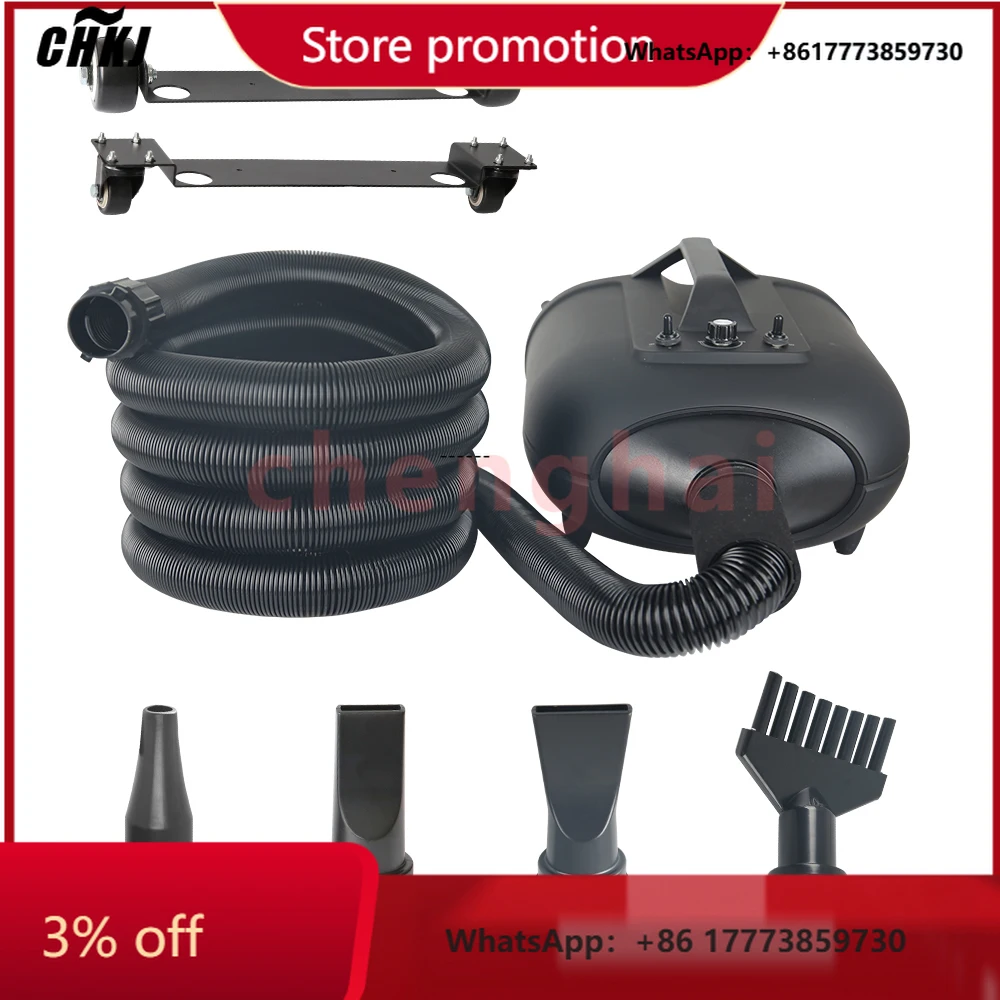 

CHKJ-NEW20252800W Dual Motor Car Wash Air Dryer Blower Car Dryer Detail Blower Pet Dog Hair Grooming Dryer Machine with Wheels 1